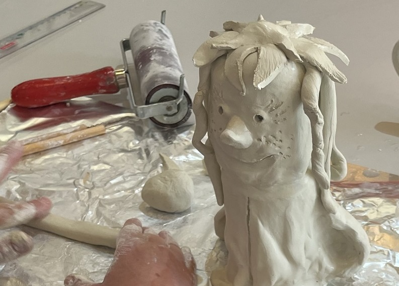 Kultur Reinickendorf - Werk entstand während eines Kurses, Foto Stefanie Erdenberger