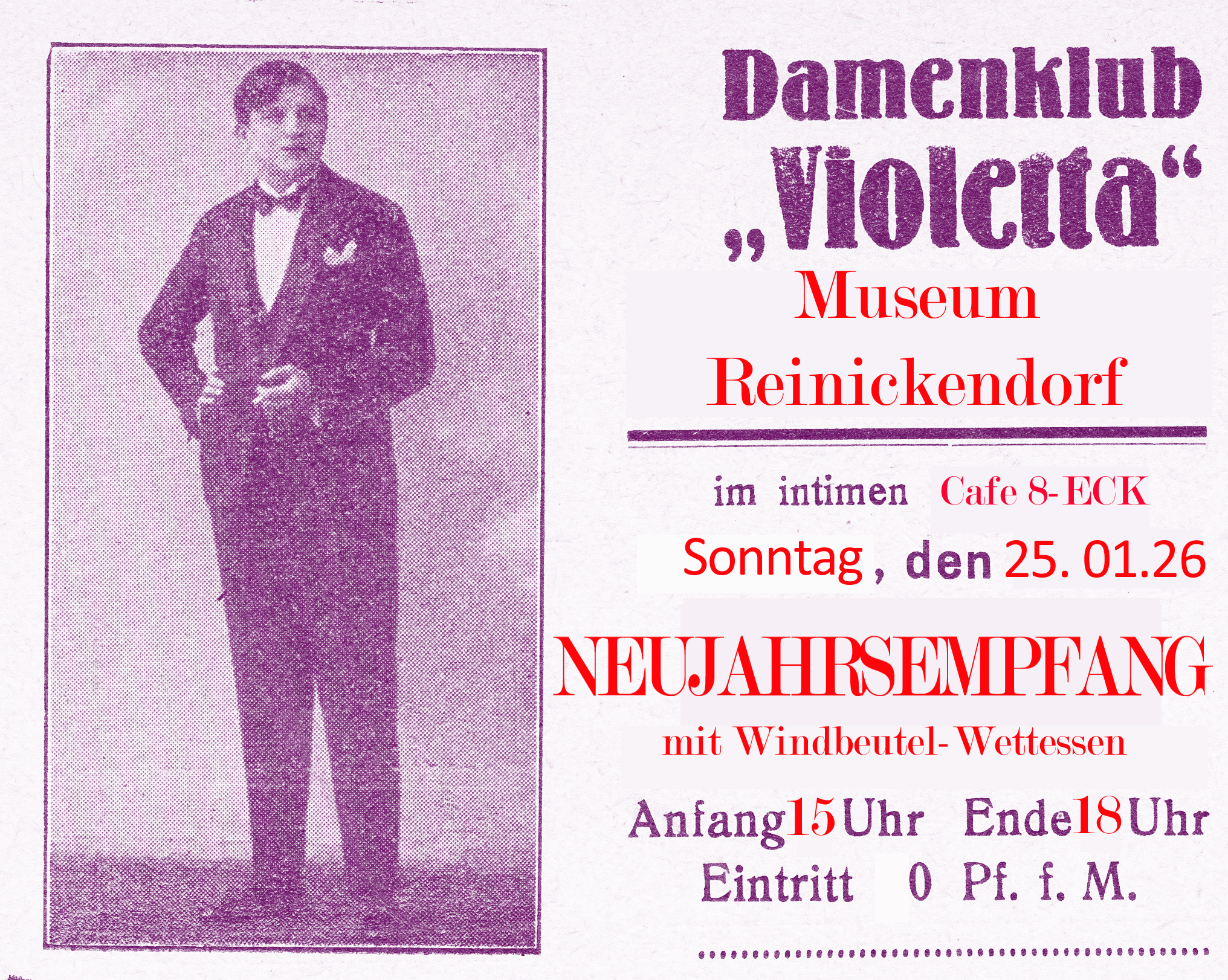 Kultur Reinickendorf - Lila Nächte Café Achteck