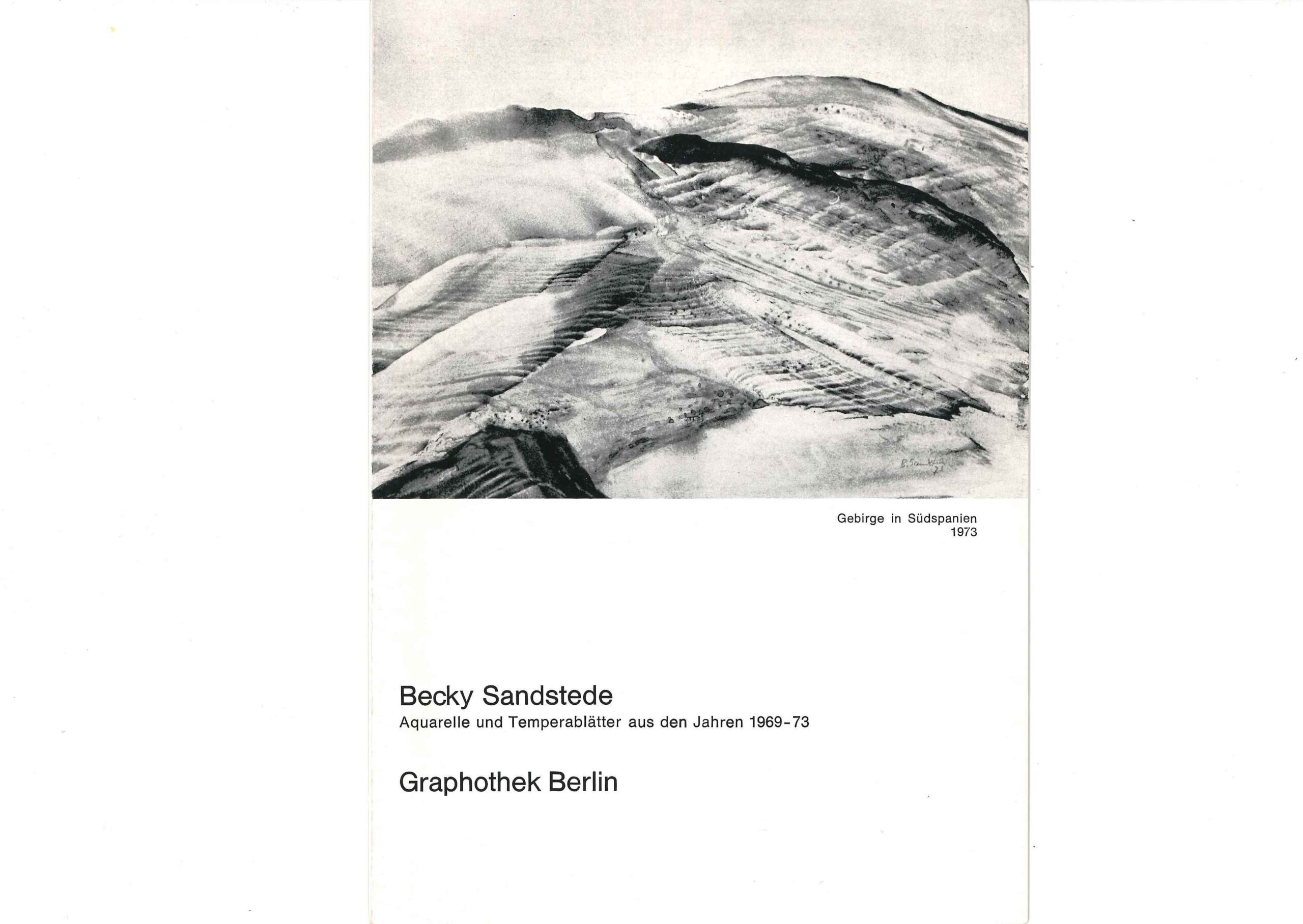 Kultur Reinickendorf - Becky Sandstede_1974