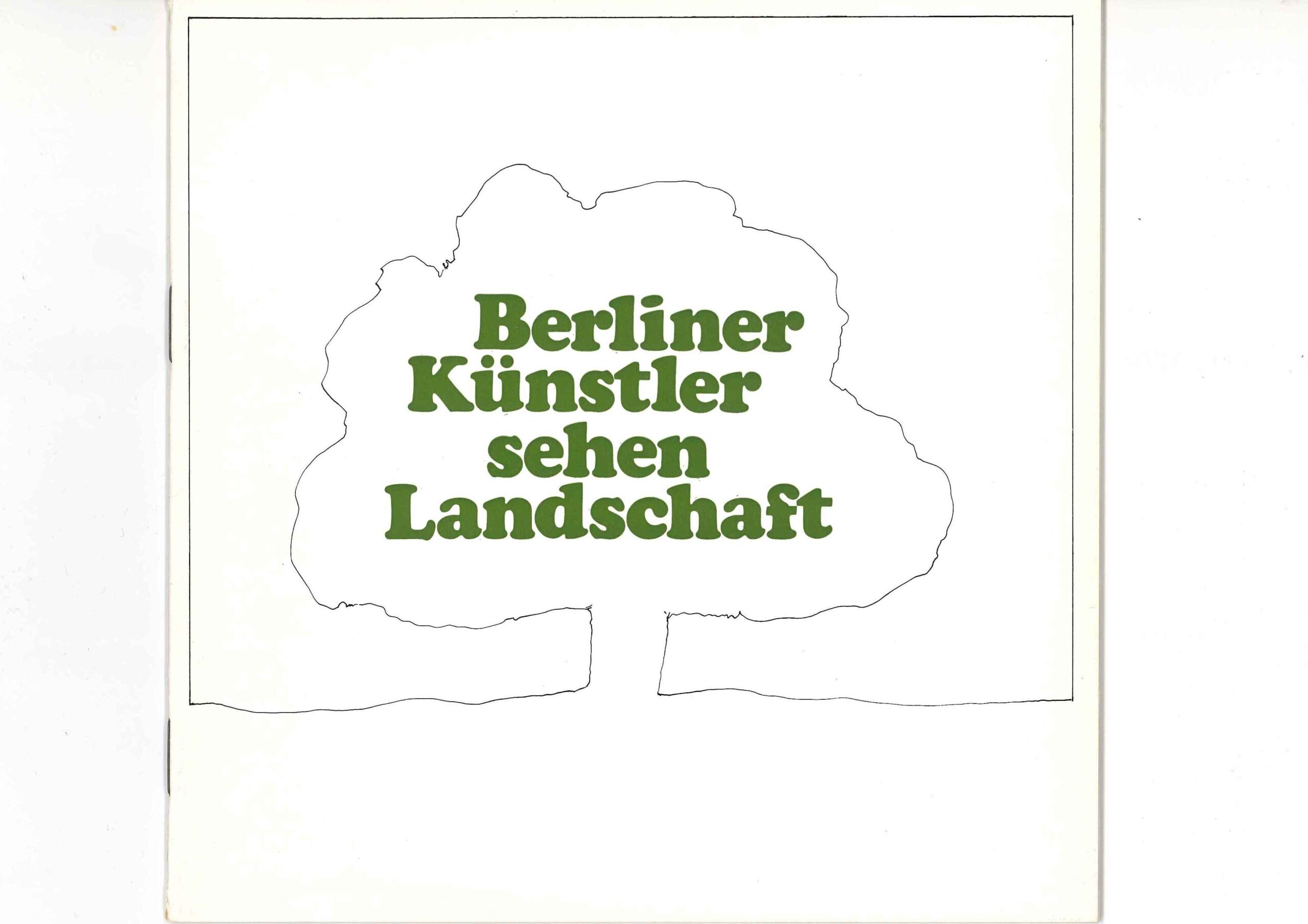Kultur Reinickendorf - Berliner Künstler sehen Landschaft_1977